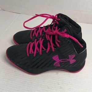 Under Armour Shoes UA Womens size 7.5 Basketball Shoes Black